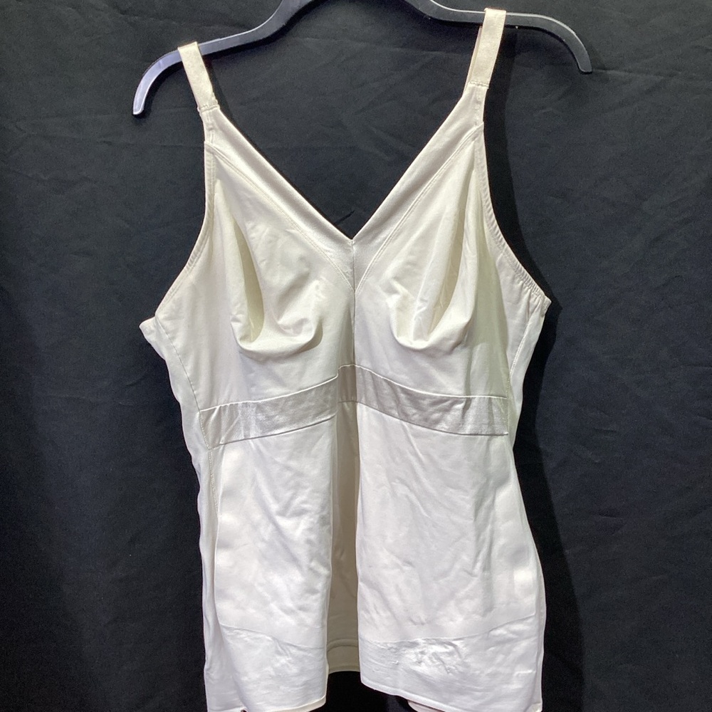 Ruby Ribbon Athena Cami Camisole Shaping Top Sz 44 Shape Wear Tank 3061 Beige